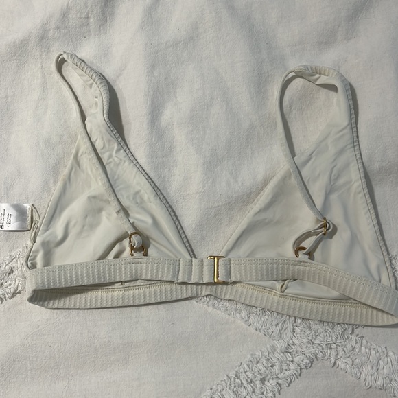 L SPACE white bikini swim top - Picture 2 of 4